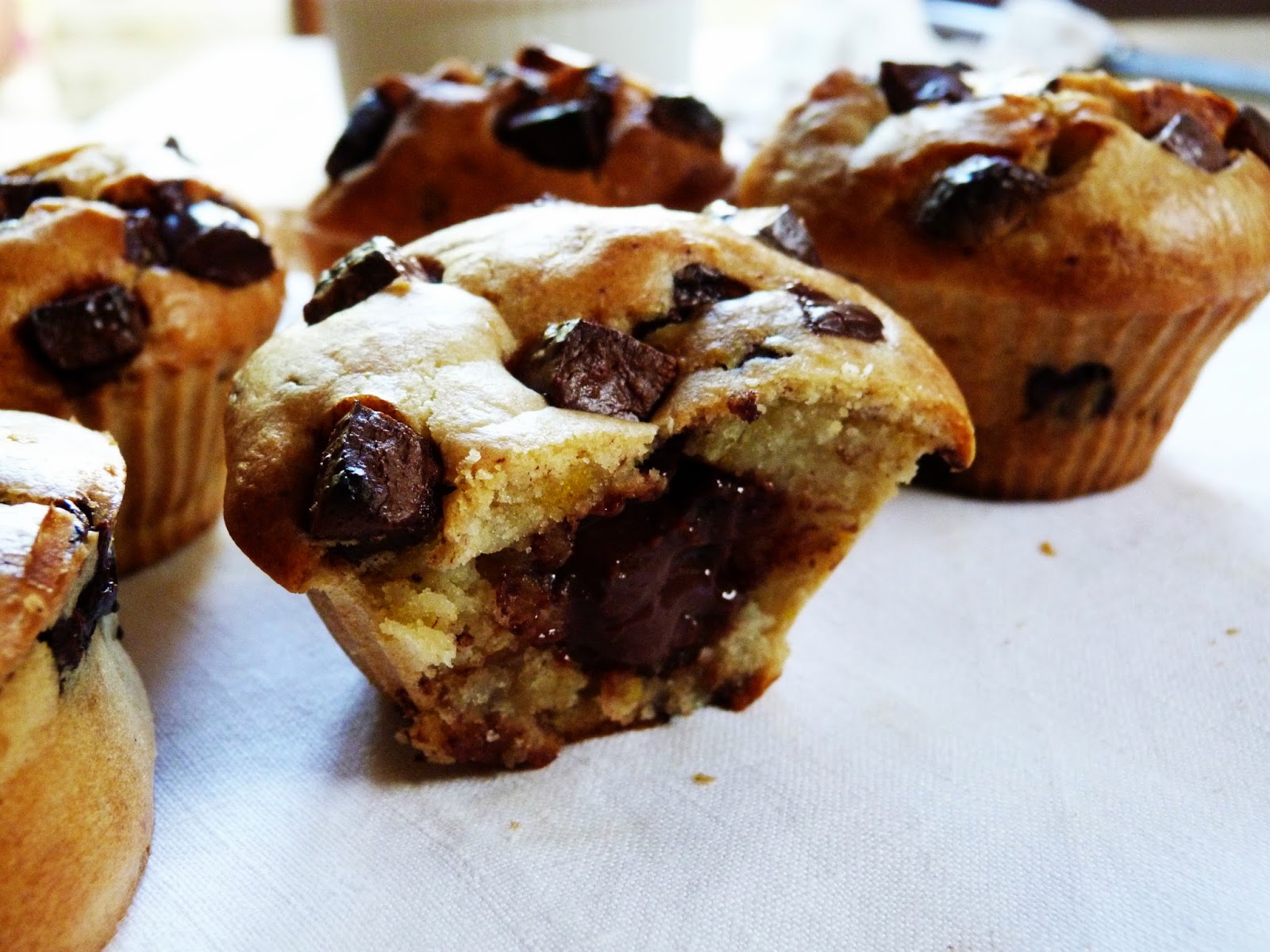 Ma Pignatta: Muffins vanille au cœur fondant choco