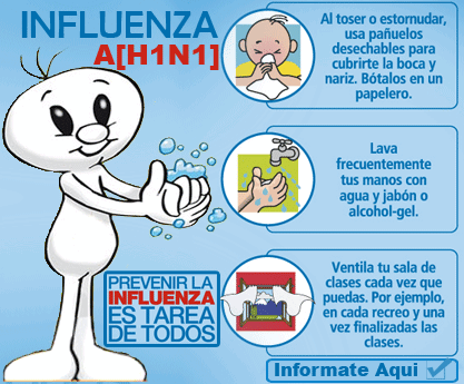 Consejos prevención ante H1N1