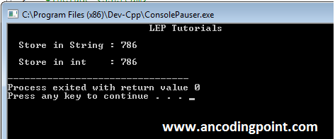 String to Int Conversion in C++ - PProgramming image.