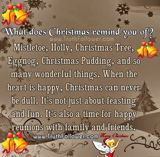 What does Christmas remind you of?