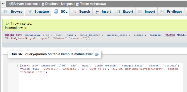 cara membuat database dengan phpmyadmin cara membuat database dengan phpmyadmin