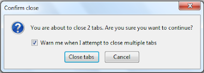 confirm firefox browser multiple tab closing
