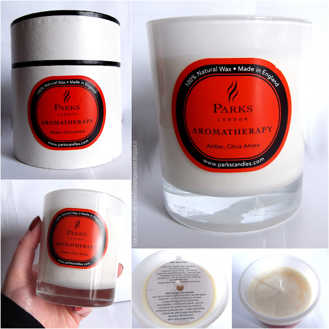PARKS LONDON Bougie Parfumée - Aromatherapy - Amber Citrus Amara