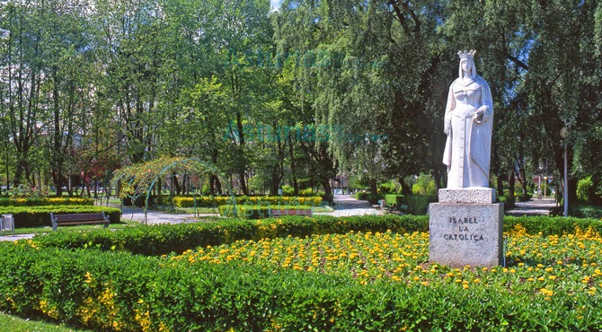 El Parque de Isabel la Católica en Gijón