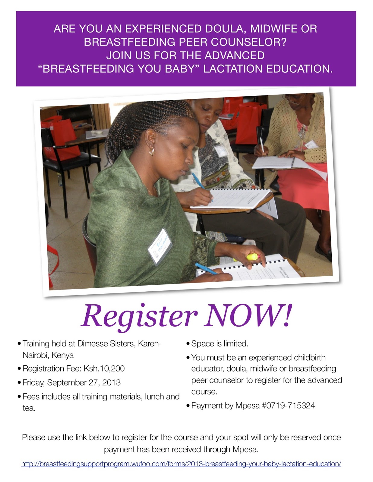 Breastfeeding Support Program Kenya July 2013