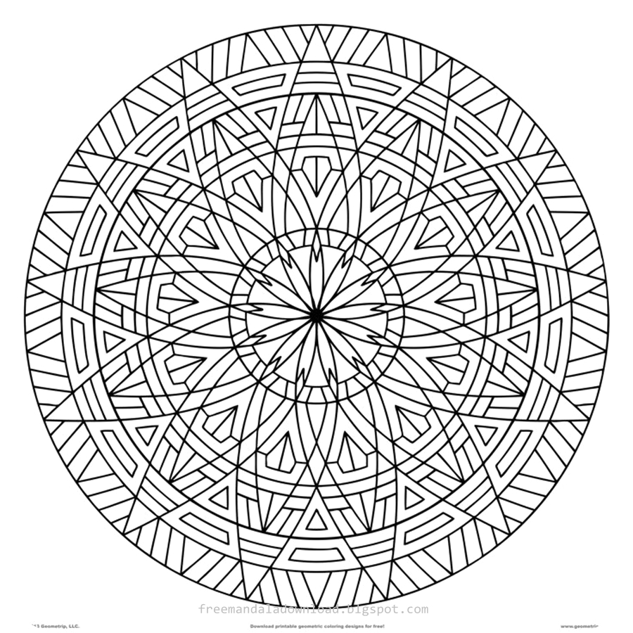 Schwierige Mandalas (für Erwachsene) ~ Free Mandala