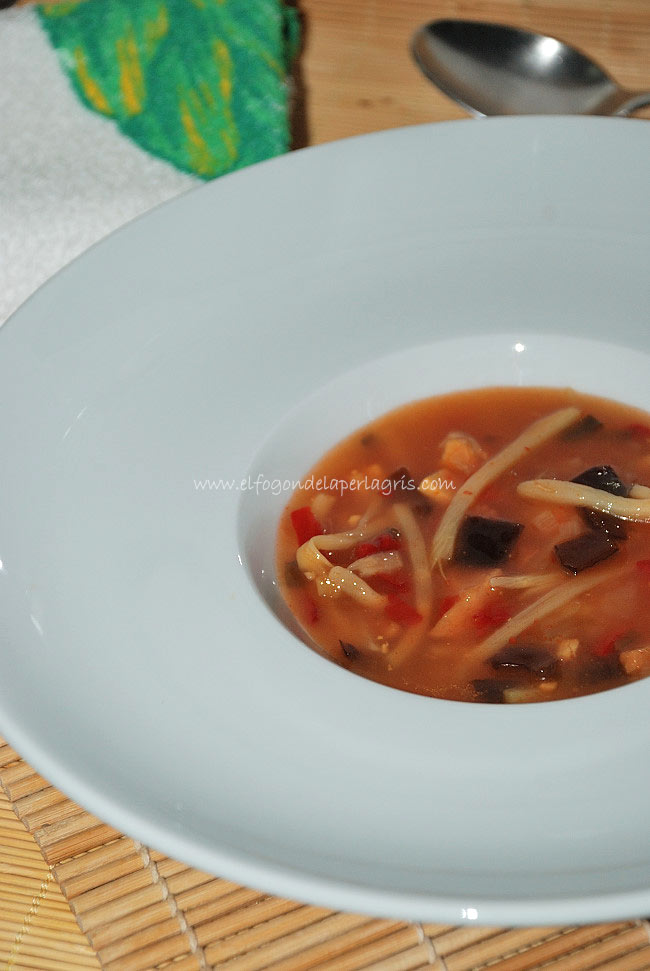 Receta de sopa pekinesa Receta de sopa pekinesa