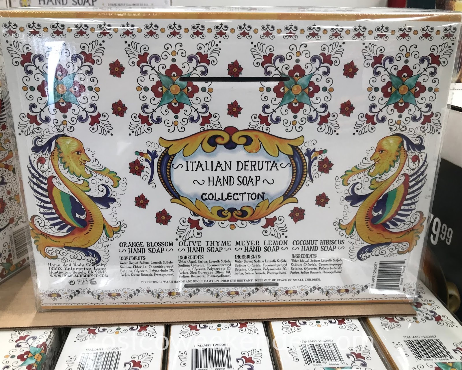 Home and Body Co Italian Deruta Hand Soap Collection Costco Weekender