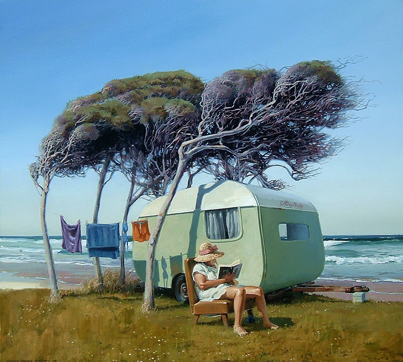 Artist Creates Stunning Illustrations Inspired From His Beach Trip With Family