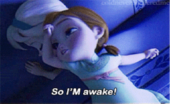 So I'm awake.💤 -Gif on Tumblr, Gifs con Frases, giphy gif, Good Night, Movie Quotes, Emoji, Funny Memes,