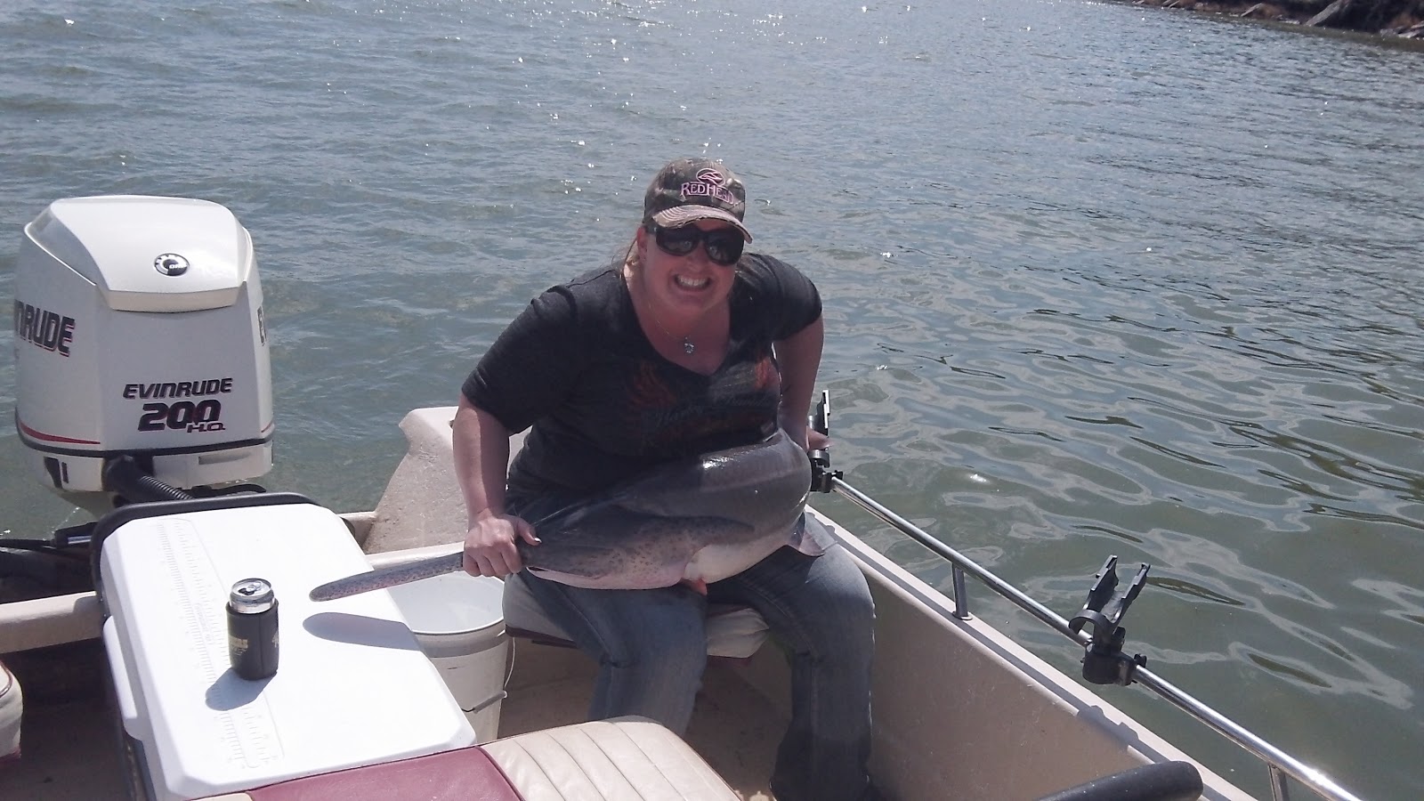 Larry's Hook Line and Sinker April 13th Sand Bass Fishing at Chouteau Bend