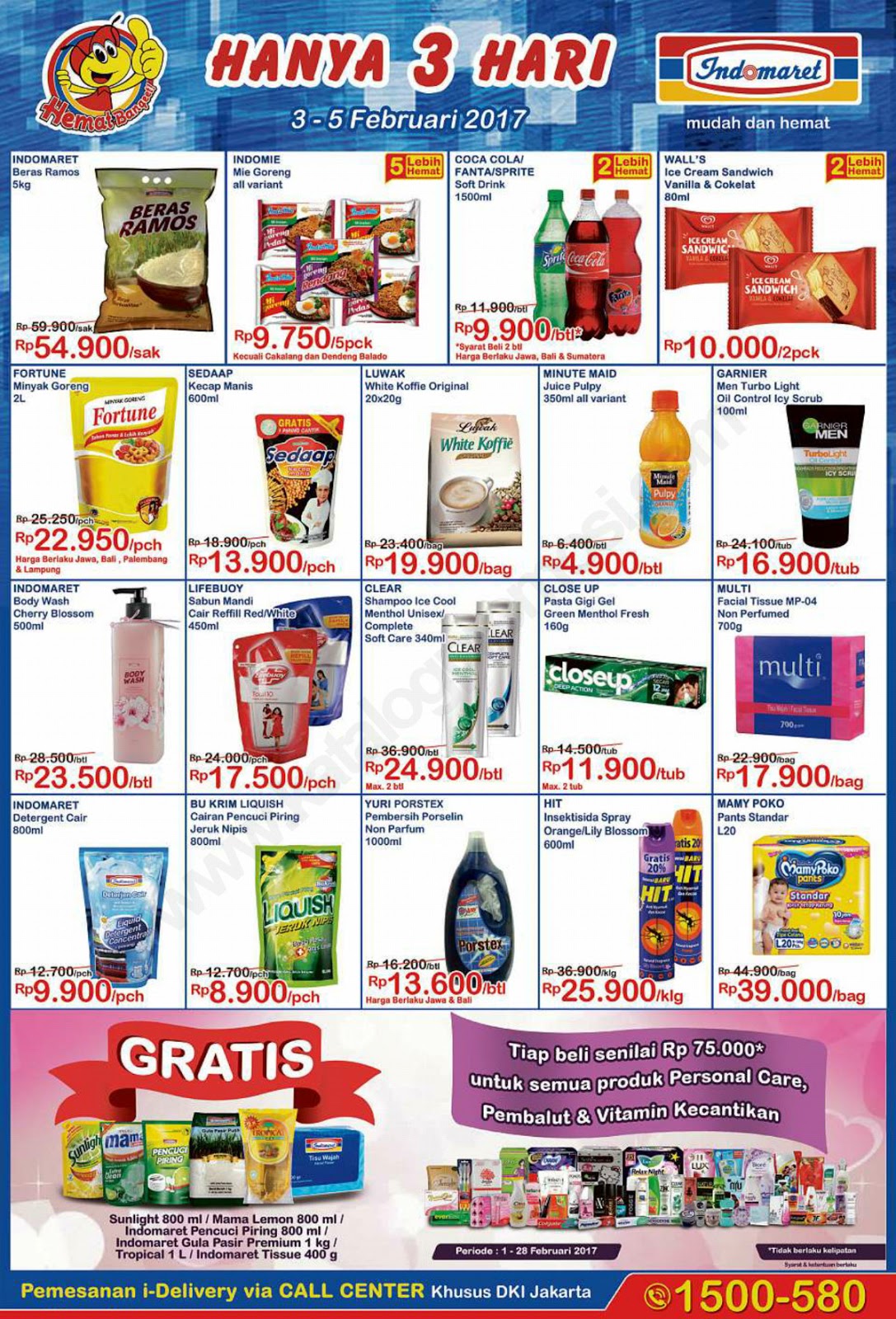Katalog INDOMARET Weekend Promo periode 03-05 Februari 2017 - Katalog 
