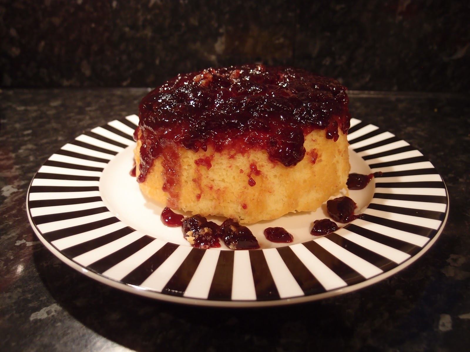 The Caked Crusader Jam steamed sponge pudding