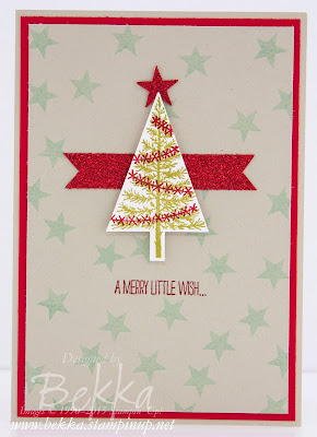Make in a Moment Christmas Tree Featuring the Festival Of Trees Stamp Set from Stampin' Up! UK