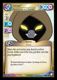 My Little Pony Zecora, Mysterious and Spooky Equestrian Odysseys CCG Card