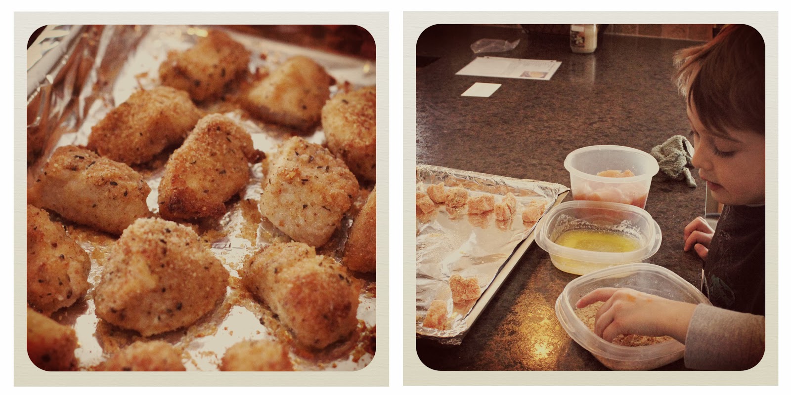 Pursuing Heart Chicken Nuggets and Mac & Cheese