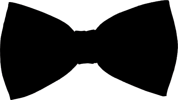 clipart bow tie outline - photo #15