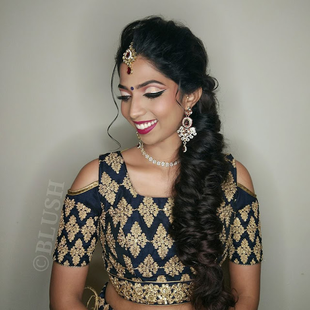 Indian Hairstyle with Flower | TikTok