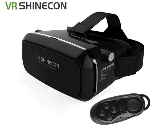 فتح علبة ومراجعة نظارات الواقع الإفتراضي VR SHINECON 3D VR Glasses