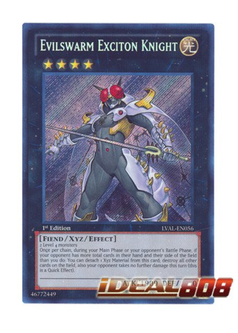 Amazon Yu Gi Oh! Evilswarm Exciton Knight (LVAL EN056 - evilswarm exciton knight