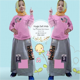SB Kayla Set Kids Jual Setelan Busana Muslim Anak Kayla Set Kids