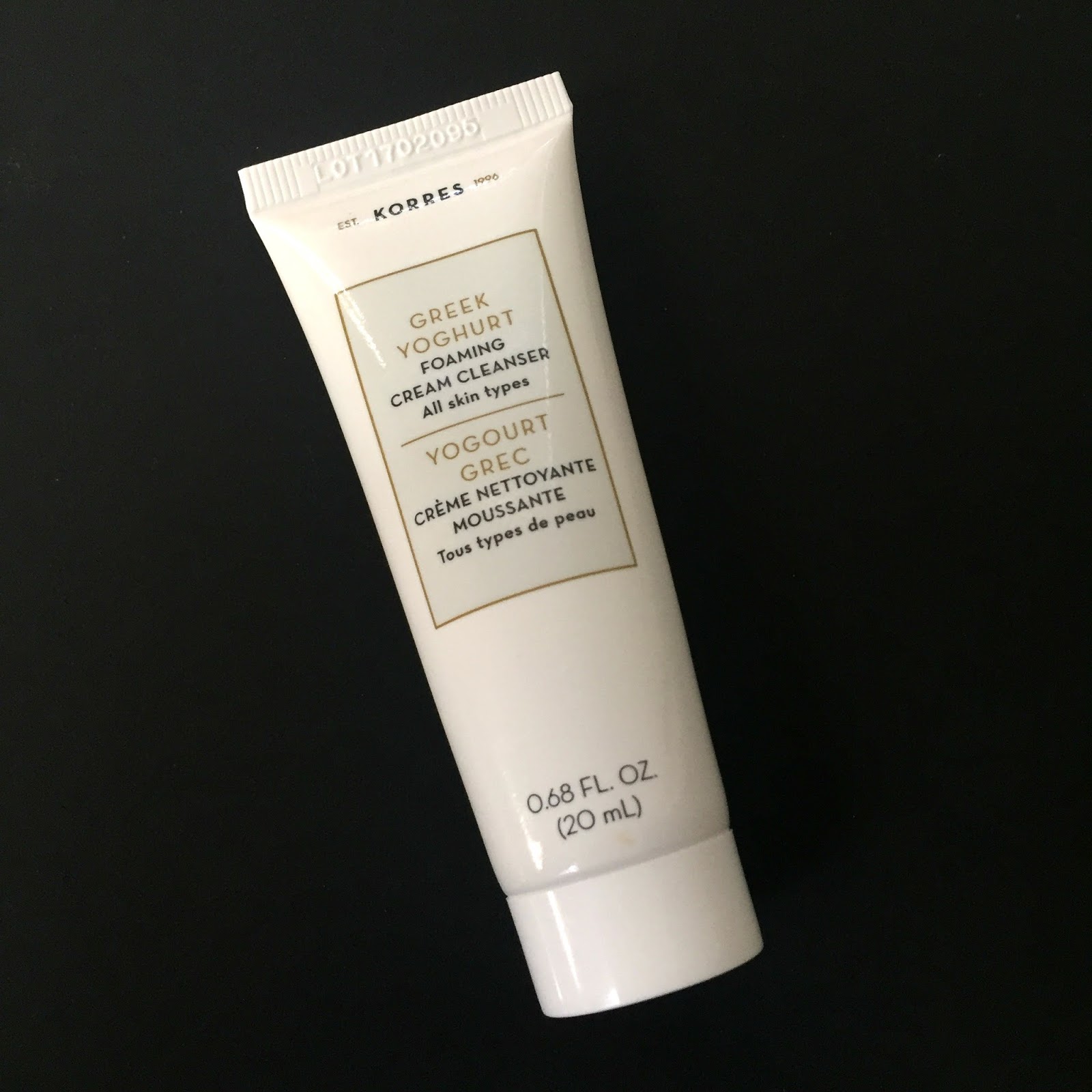 Korres Greek Yoghurt Foaming Cream Cleanser, Greek Yoghurt Smoothie Priming Moisturizer and Wild