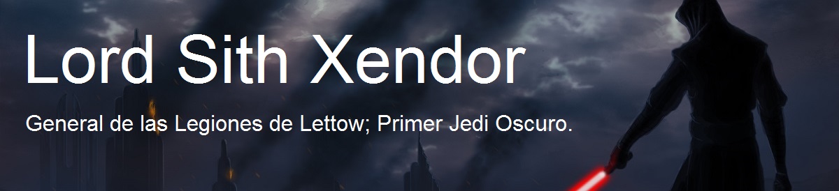 Lord Sith Xendor