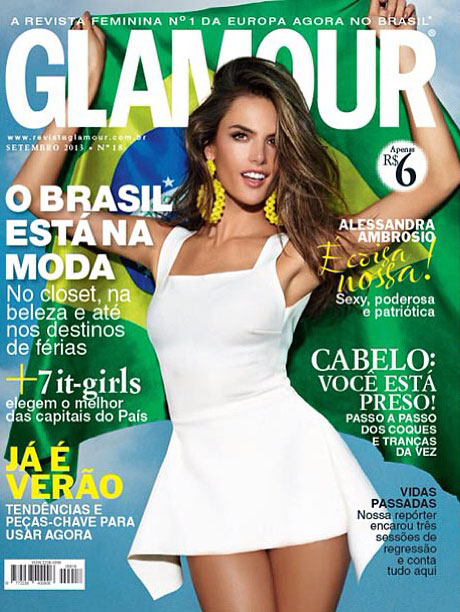 Alessandra ambrosio - Glamour brazil Magazine September 2013 - Magazine ...