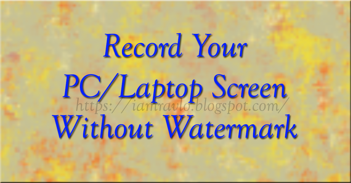 record your computer screen