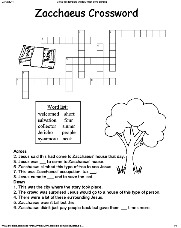zacchaeus tax collector coloring pages - photo #49