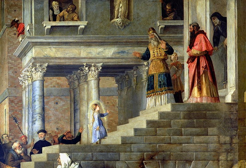 the presentation of the virgin in the temple