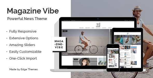 Free Download Magazine Vibe - A Powerful News & Magazine Wordpress Theme