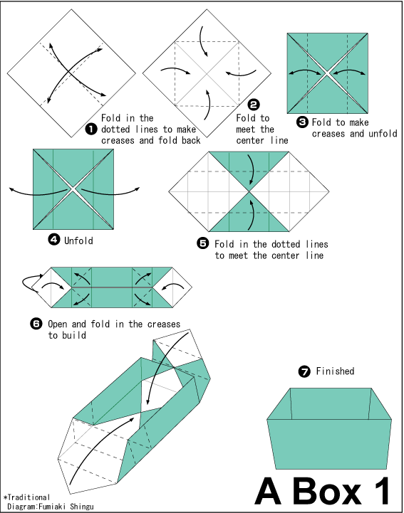 Box 1 Easy Origami instructions For Kids