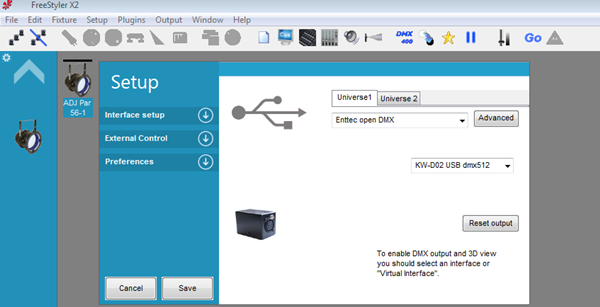 DMX512 Instrukcja do interfejsów USB DMX512 (KWMATIK)