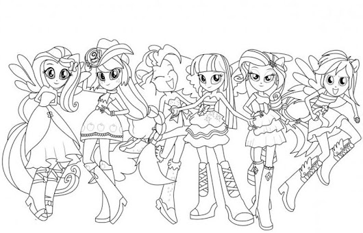 Baru 35 Mewarnai Gambar My Little Pony
