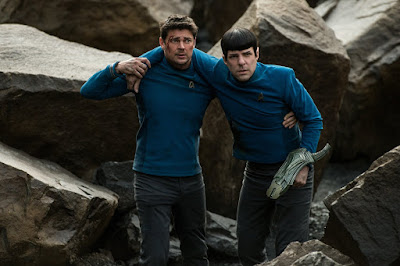Star Trek Beyond image featuring Zachary Quinto and Karl Urban
