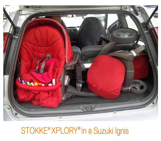 Suzuki Swift Boot Space Pram Suzuki Swift Boot Space Pram