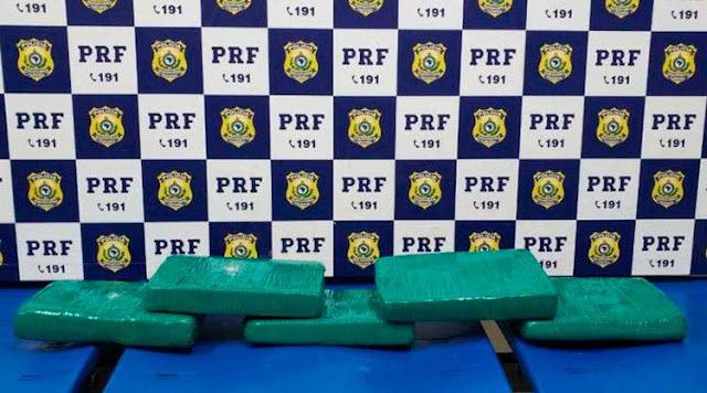 Passageiro é preso com drogas escondidas em bolsa na BR-116