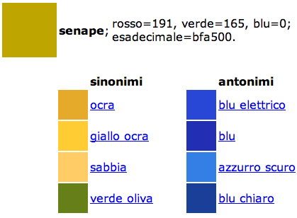 The Mostly Color Channel: i nomi dei colori