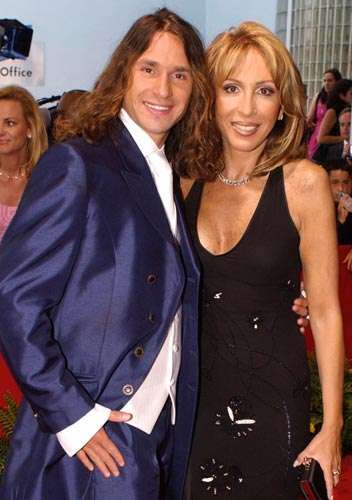 Cristian Zuárez y Laura Bozzo Foto de Cristian Zuárez junto a su pareja