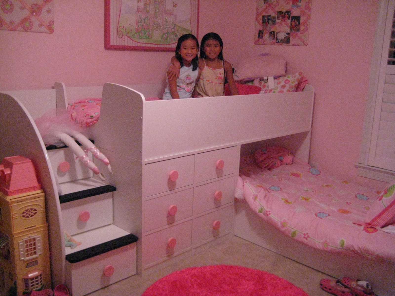 Barrels of Blessings Nesting in bunk beds!