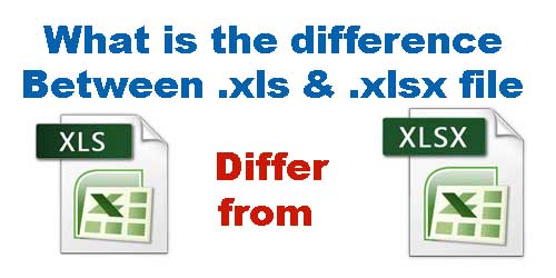 Differences Between XLS And XLSX Ways To Convert Between