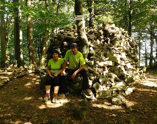 Kamień nad Jaśliskami (857 m n.p.m.). Kamień nad Jaśliskami (857 m n.p.m.).