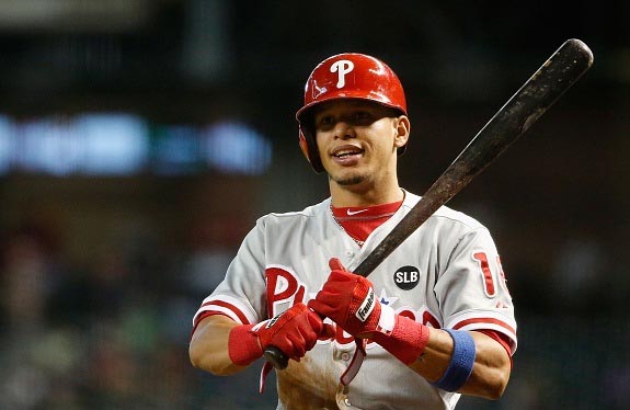 Cesar Hernandez hit a two-run homer in the eighth for the Phillies.