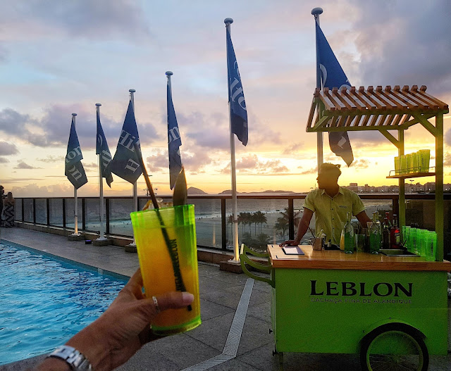 Blog Apaixonados por Viagens - Happy Hour Hilton Copacabana - Rio de Janeiro