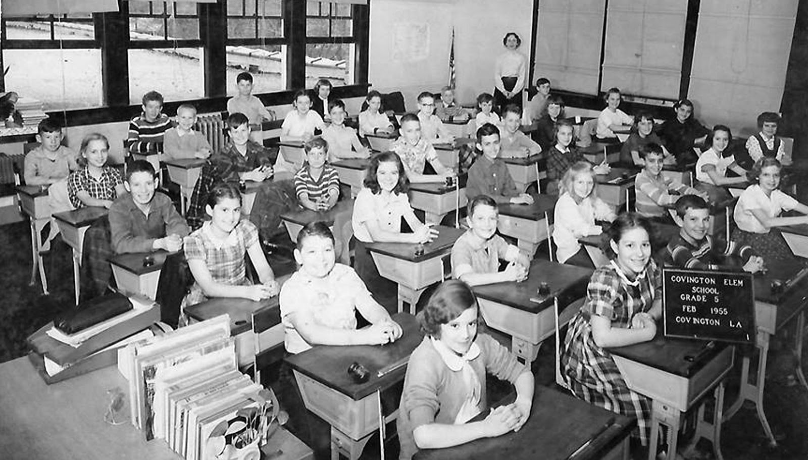 Tammany Family The 6th Grade Class, 1954, at Covington Elementary School