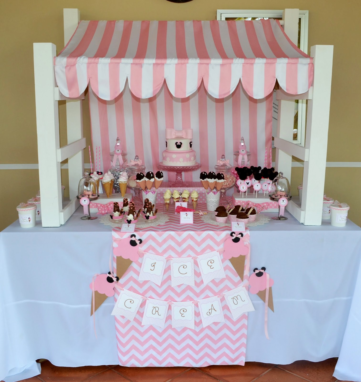 Partylicious Events PR: Birthdays: Minnie's Ice Cream Shop