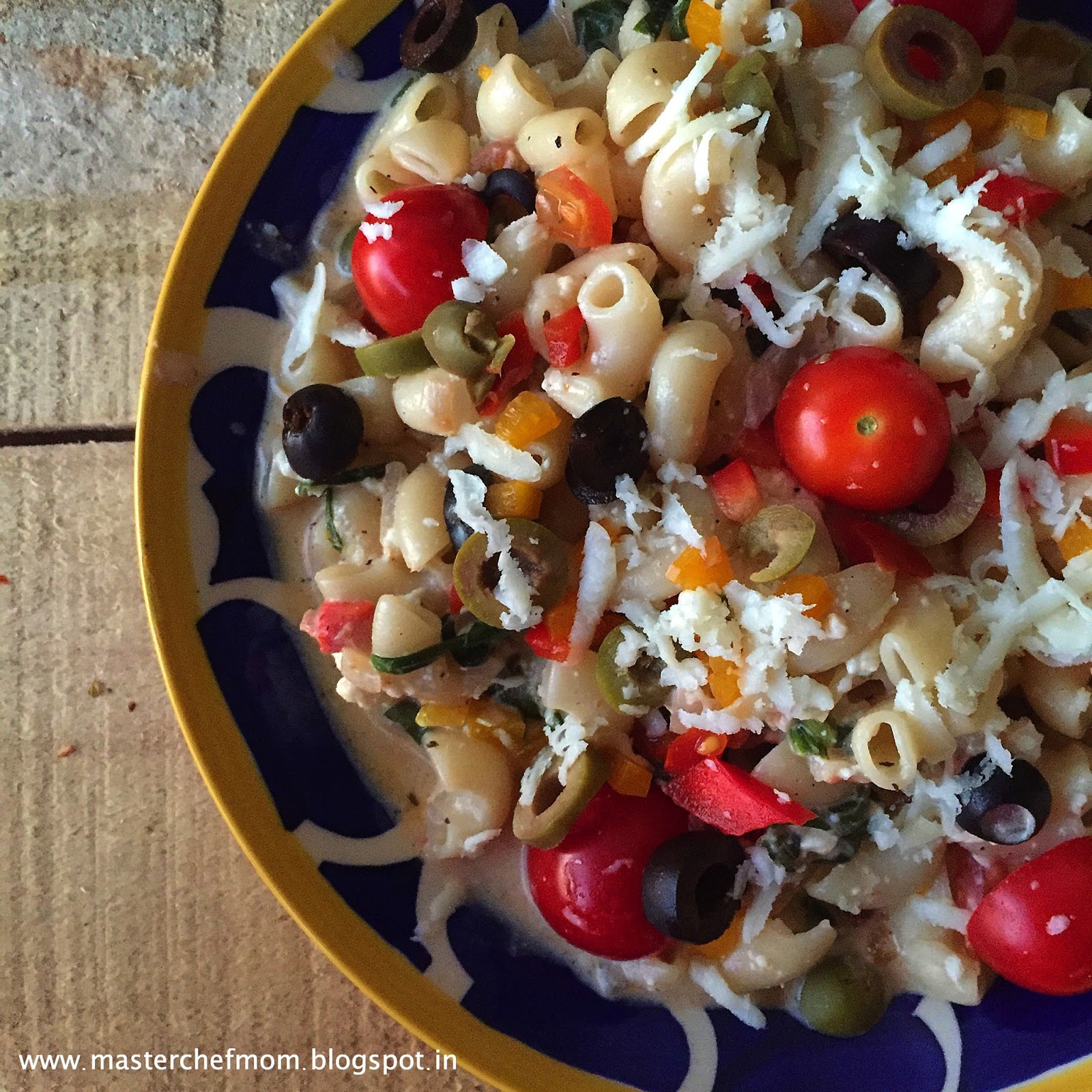 MASTERCHEFMOM Cheese Pasta Paneer Pasta Quick and Easy Pasta Recipe