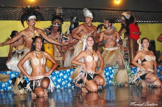 Isola di Pasqua, Hanga Roa, balletto Kari Kari Isola di Pasqua, Hanga Roa, balletto Kari Kari