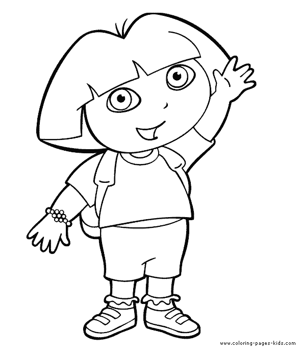 Cartoon Characters Coloring Pages Kids Cartoon Coloring